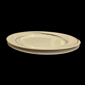 Set of 2 Block Spal Portugal Jewels White Pearl 10.5" Dinner Plates Jack Prince